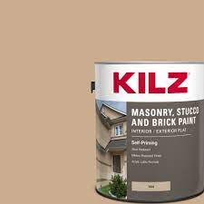 kilz masonry stucco and brick flat tan