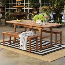Manor Park Wooden Picnic Table With