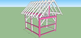timber frame plan with 1 2 loft