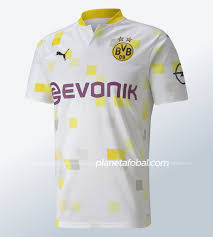 In de bundesliga moeten leverkusen en dortmund een inhaalbeweging maken op leider bayern münchen. Tercera Camiseta Puma Del Borussia Dortmund 2020 2021