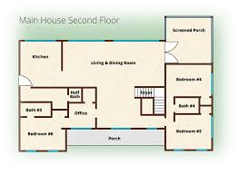 Floor Plans Five Palms Beach House