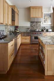 maple kitchen cabinets contemporary