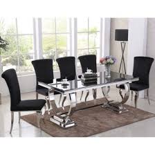 6 Seater Glass Dining Table Sets