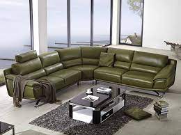 modern leather sectional sofa 533 by