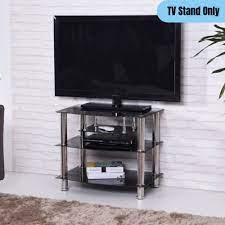 32 Tv Stand 4 Glass Shelves Modern