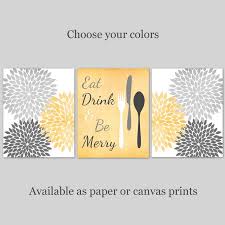 Kitchen Wall Decor Eat Drink Be Merry