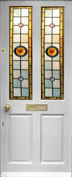 traditional leaded glass front doors