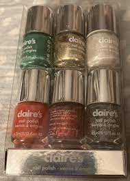 claire s nail polish mix of 6 glitter