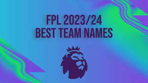 funny fantasy premier league team names
