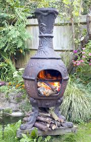 Rustic Cast Iron Mexican Chiminea Style