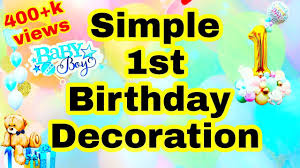 1st birthday decoration ideas for baby