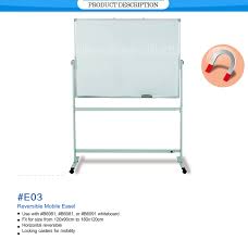Reversible Double Side Mobile Easels Stand Display Teaching Whiteboard Flip Chart Stand For White Boars Size Buy Flip Chart Stand Flip Chart