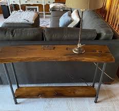 Console Table With Shelf Narrow Sofa