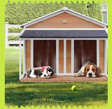 Petscene Xxl Fir Wood Dog House Kennel