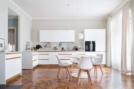 white kitchens with wood floors ideas