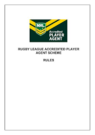 rugby league accredited player agent