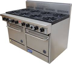 These ranges feature double ovens with heavy duty range doors and hinges. Goldstein Goldstein Pf8220 800 Series 2x20 Inch Static Gas Double Oven 8 Burner Supplied By Advantage Commercial Kitchens Victoria Australia Advantage Commercial Kitchen