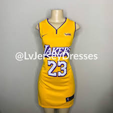 Pick up a stylish replica jersey to. Lakers Jersey Dress James 23 Etsy