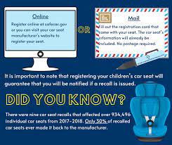 Registering Your Child S Car Seat Is