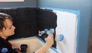 How To Stencil Seal Bathroom Tile