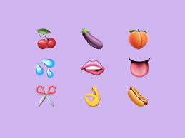 惹人遐想！調情訊息最18禁情色Emoji 表情符號2022 咬唇、蜜桃、茄子、噴水圖案