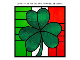 Easy Stained Glass Pattern For Irish