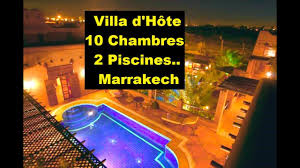 chambres et 2 piscines à marrakech
