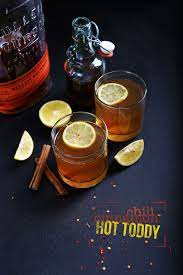 cinnamon bourbon hot toddy minimalist