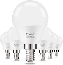 E12 Led Light Bulb Cotanic 6w Led Candelabra Bulb 60 Watts Equivalent Daylight White 4000k Decorative A15 Ceiling Fan Light Bulbs Non Dimmable 600lm 80 Cri Pack Of 6 Amazon Com
