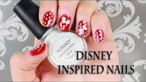Nail Art Mickey Mouse & Pluto Konad Stamping Disney nail art! - YouTube