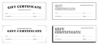 Create A Gift Certificate With Squares Free Templates