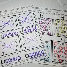 Dyslexia Worksheets For Bdpq Letter