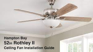 install the rothley ii ceiling fan