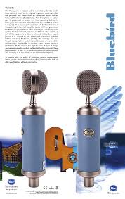Blue Microphones Bluebird Manualzz Com