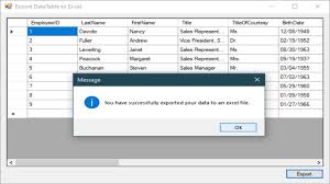 c tutorial how to export data from