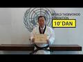 Ban Ki-moon Awarded 10th Degree Black Belt in Taekwondo - YouTube