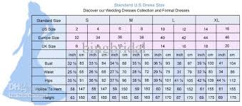 Prom Dress Measurement Chart Fashion Dresses