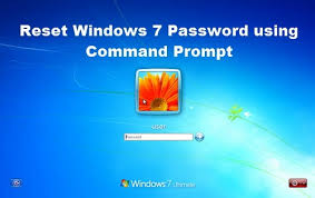 how to reset windows 7 pword using