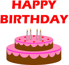 happy birthday cake animation