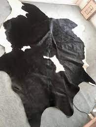 cow hide black white rugs carpets