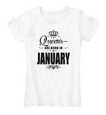 Teechip Queens Are Born In January Shirt