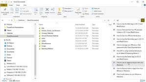 To restore the default folder view settings for every folder using the same view template, use these steps: How To Use The Search Tool In Windows 10 File Explorer Techrepublic