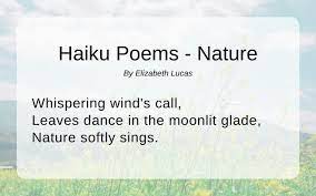 25 haiku poems about nature