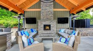 Port Orchard Outdoor Fireplace Port