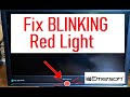 fix emerson tv blinking red wont turn