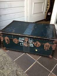 Vintage Antique Steamer Trunk Coffee Table Case Chest Box Suitcase Luggage In Gosport Hampshire Gumtree