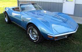 Bryar Blue 1972 Corvette Paint Cross