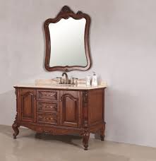 Traditional 42 Vanity Unit Red Wood