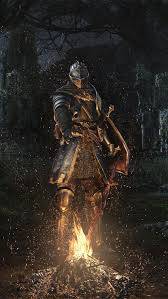 dark souls armour knight bonfire