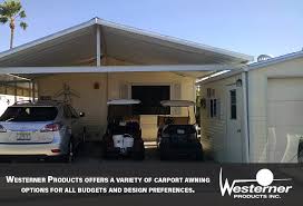 a carport awning to your mobile home